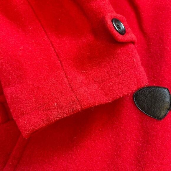 Vintage Penman's wool blend duffle coat with zipper and removable hood M/L - Picture 9 of 10